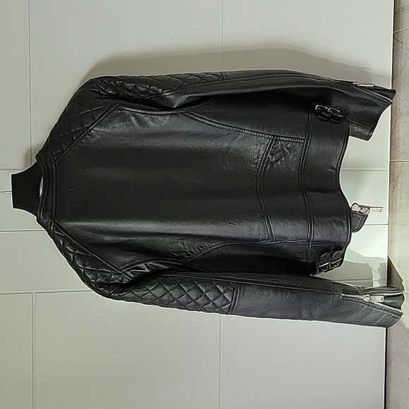 Dsquared2 leather jacket s48 - Picture 2 of 5